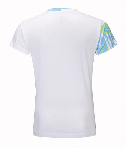 Damen Team Sportshirt "Jungle" weiß - AAYT058-5