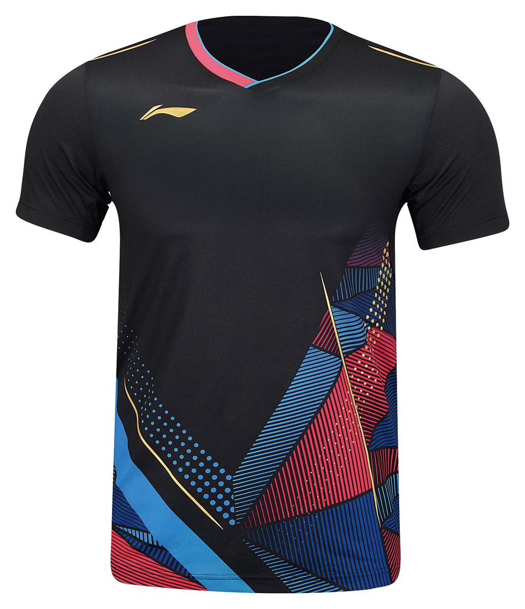 Herren Wettkampfshirt "International Teams WIND" - schwarz - AAYU127-1