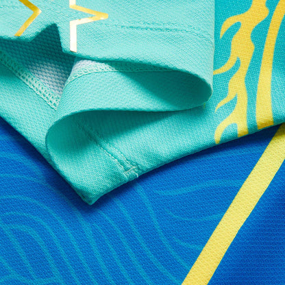 Unisex Nat. Team Wettkampftrikot "Classic Armour" - Kristall-Blau - AAYU199-3