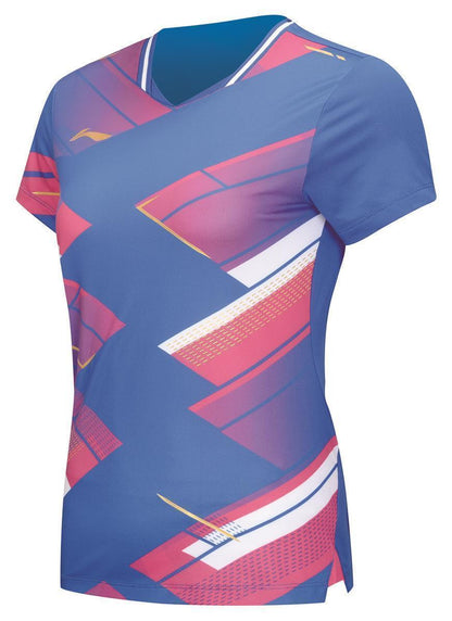 Damen Sportshirt "International Players" Arena - blau - AAYU228-3