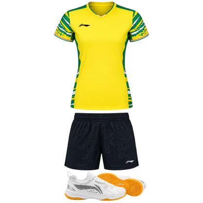 Damen Wettkampfshirt "International Teams Ocean"  - gelb - AAYV056-2