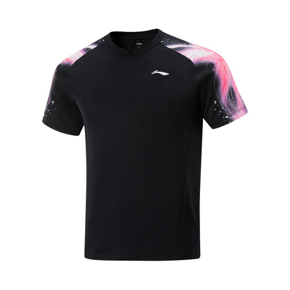 Tabletennis Unisex Star Flow Competetion T-shirt 2025 black  AAYV096-1