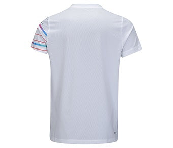 Kids Sport shirt "Stripes" white - AAYV090-2