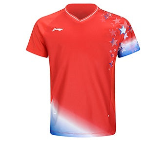 Kids Sportshirt "China National Team" red - AAYV096-3