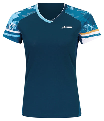 Damen Wettkampf Shirt 'Nova' blau - AAYW050-3