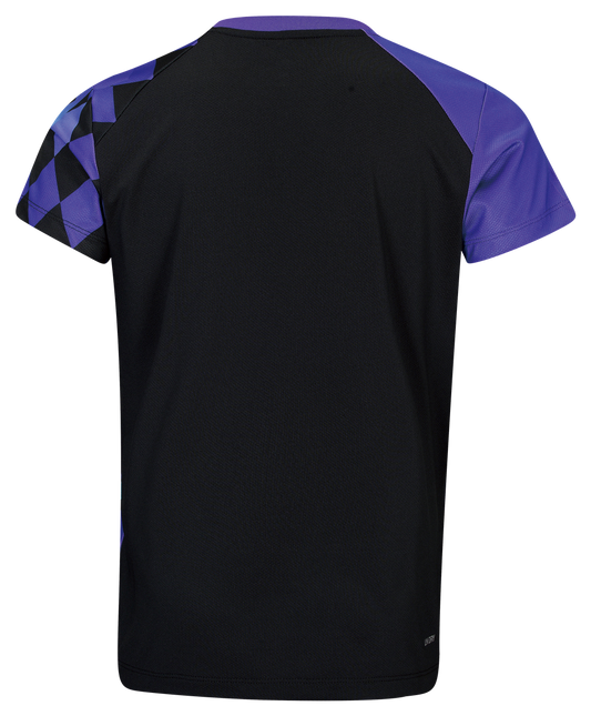 Tischtennis Kinder WM 2026 Wettkampftrikot - schwarz - AAYW094-1