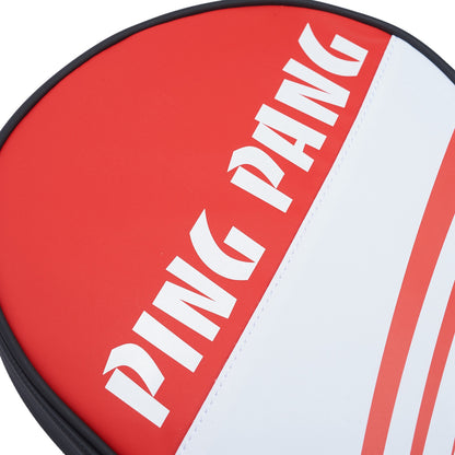 Tischtennis Hülle/-Tasche "Ping Pang" rot-weiss - ABJT003-1