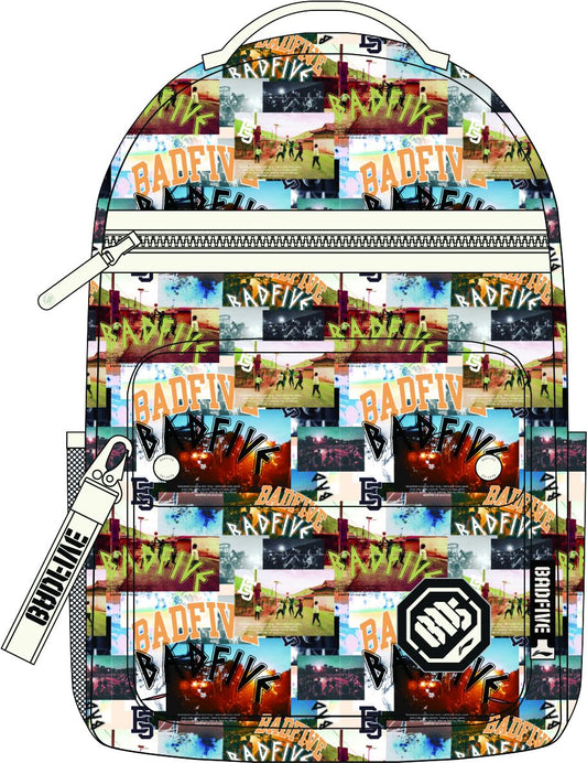 Unisex Basketball-Backsack Badfive "Anti-Warrior" allover - ABST055