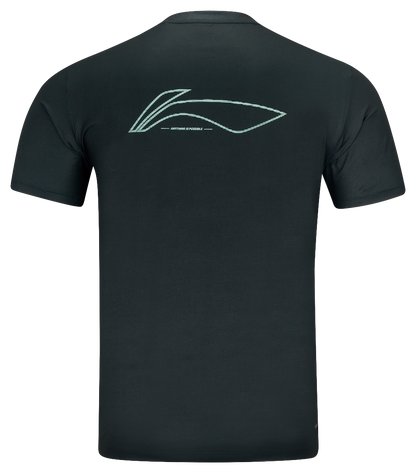 Li-Ning Herren Sportshirt schwarz AHSW425-1