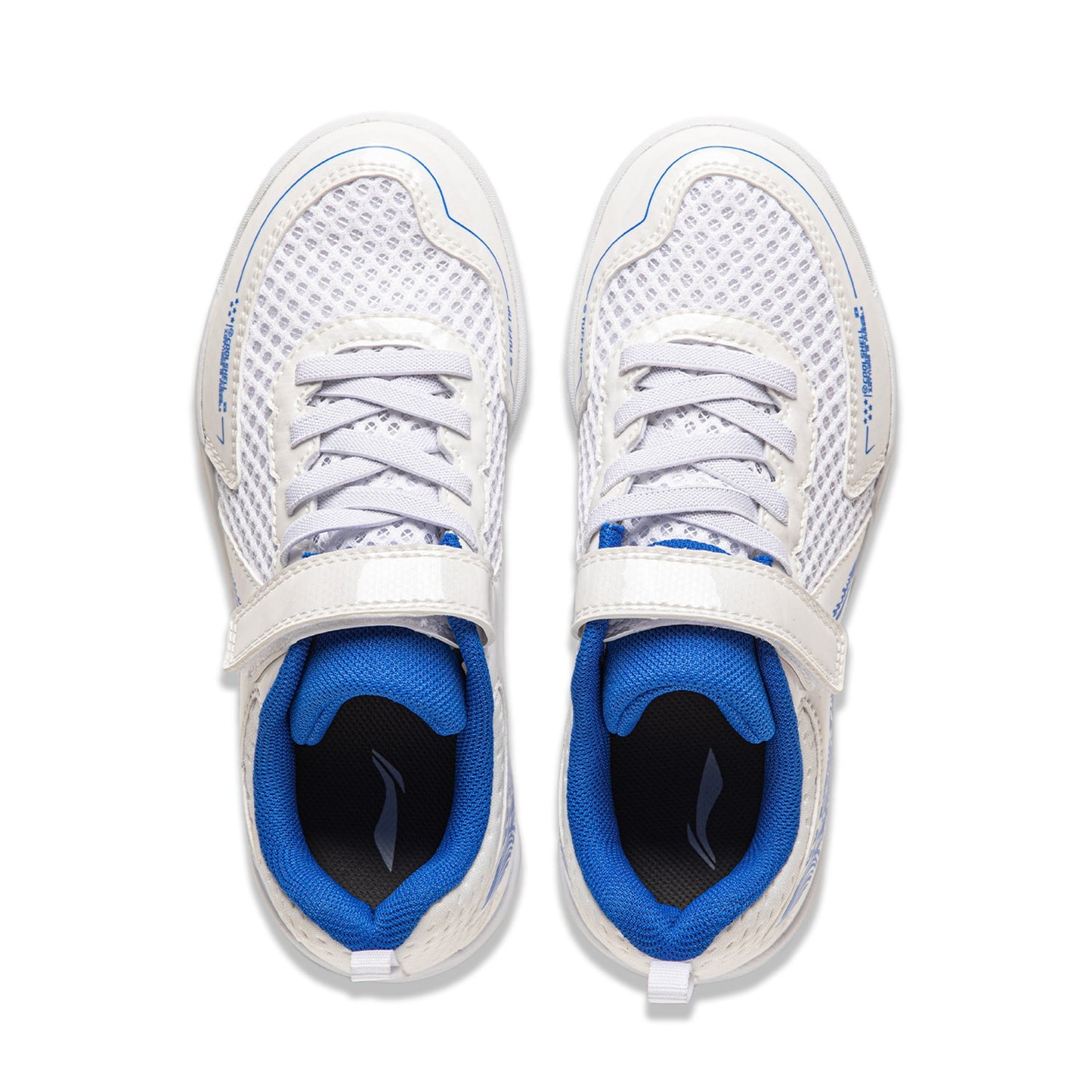 Kinder Tischtennis Schuh Kylin 3.0 weiß/blau - APPU033-1