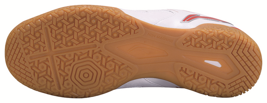 Herren Tischtennisschuh Hawk Eye - weiß/rot - APTP003-2