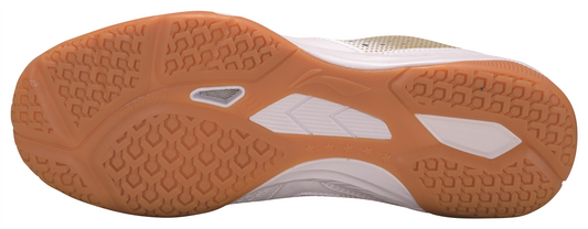 Men's Table Tennis Training Shoe Ma Long TD - white/gold - APTR001-2 EU 39 = US 6,5