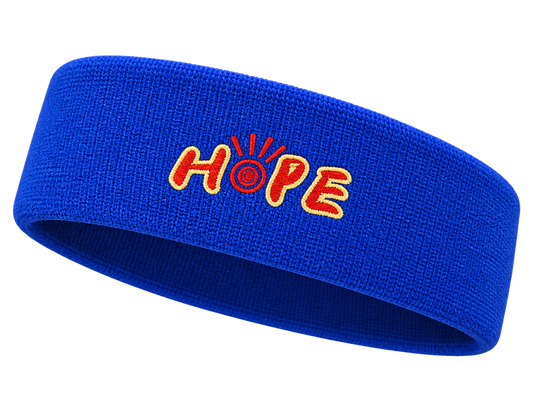 Wang Chuqin 'Hope' Stirnband - blau - AQAU043-2