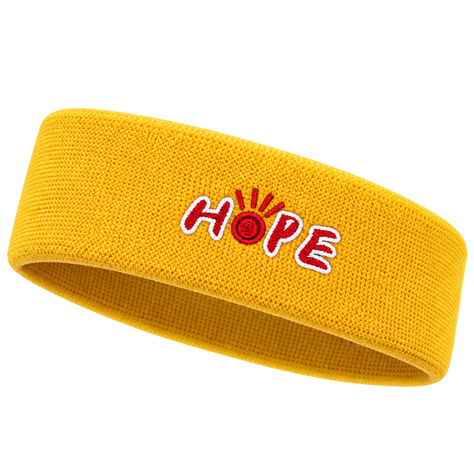 Wang Chuqin 'Hope' Stirnband - gelb - AQAU043-3