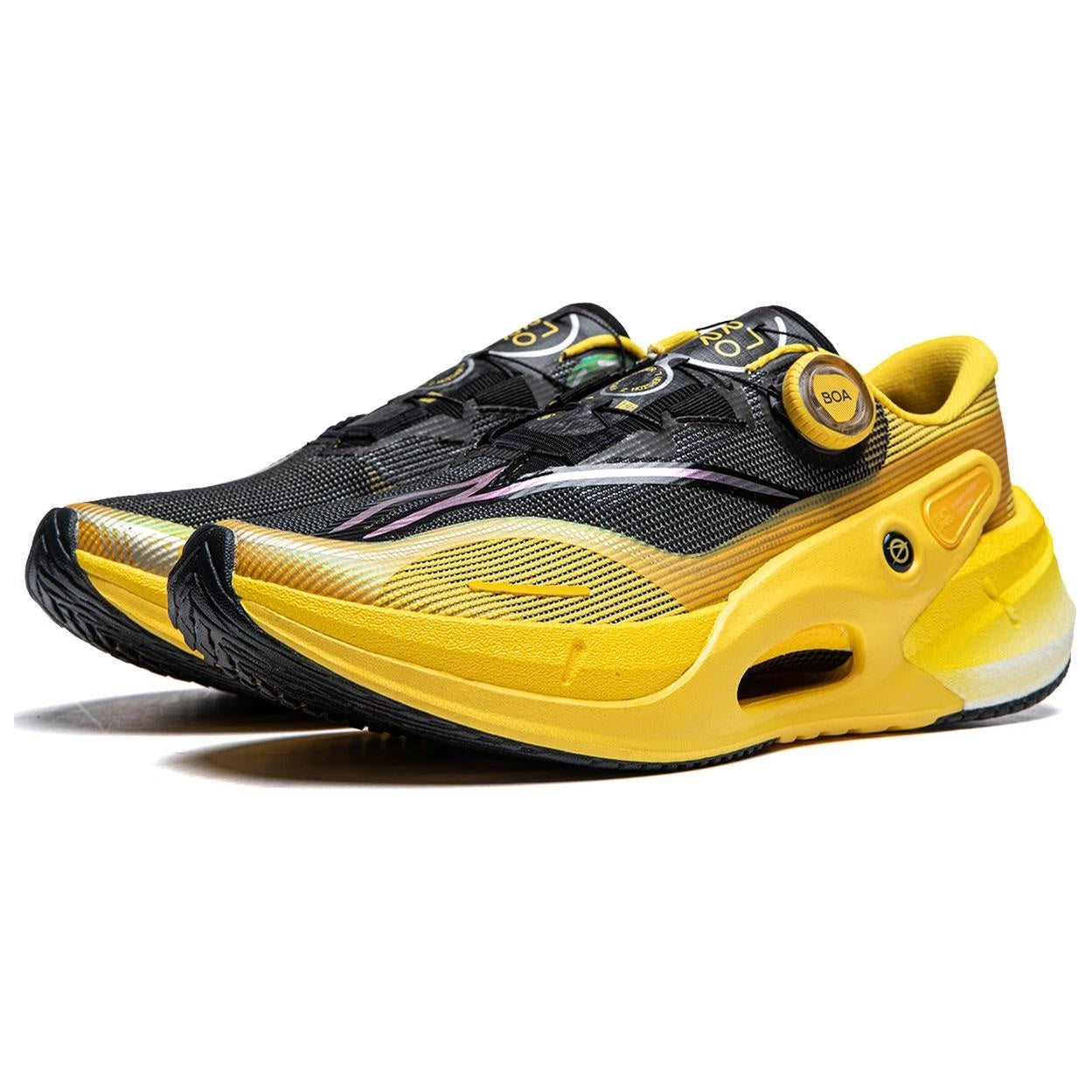 Men competition running shoe Furios Rider 7 Pro V2 - black-lemon-yellow - ARZU001-15