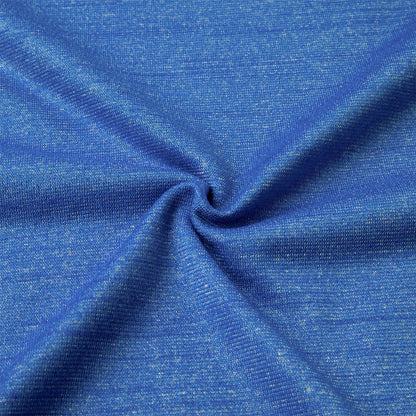 Herren Sportshirt blau-meliert - ATSQ201-3