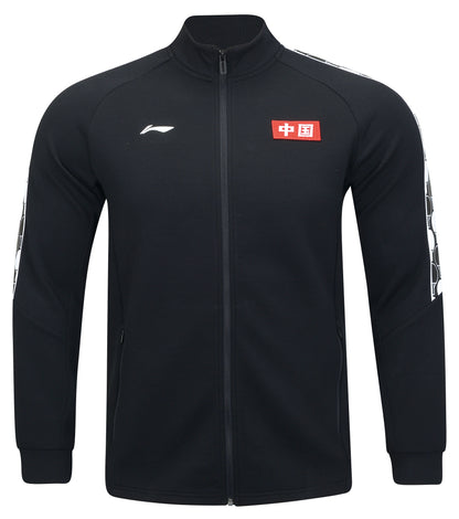 Herren China Logo Power Training jacket 2025 black - AWDV275-1