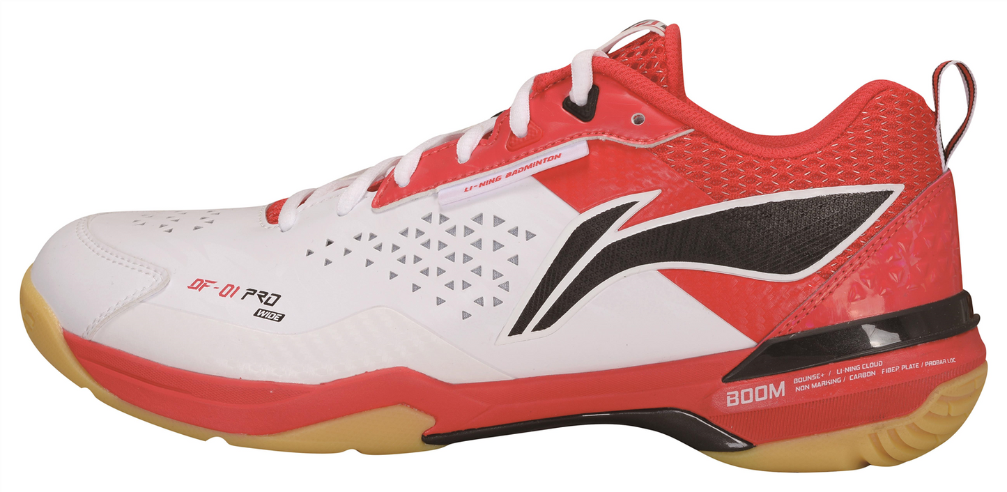 Unisex Badminton Shoe "Blade Pro"  white-red - AYAT005-5