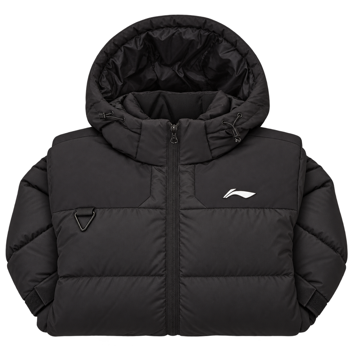 Li-Ning Herren Daunenjacke mit Kapuze schwarz - AYMS213-1