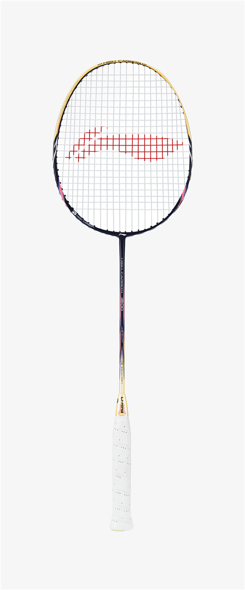 Badmintonschläger High Carbon HC1800 grau-gold bespannt - AYPL112-3