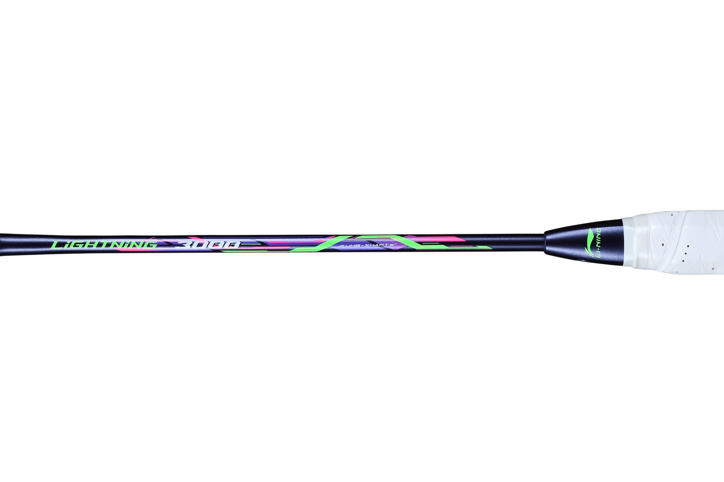 Badmintonschläger Lightning 3000 unbespannt Grün-Violett - AYPQ136-1