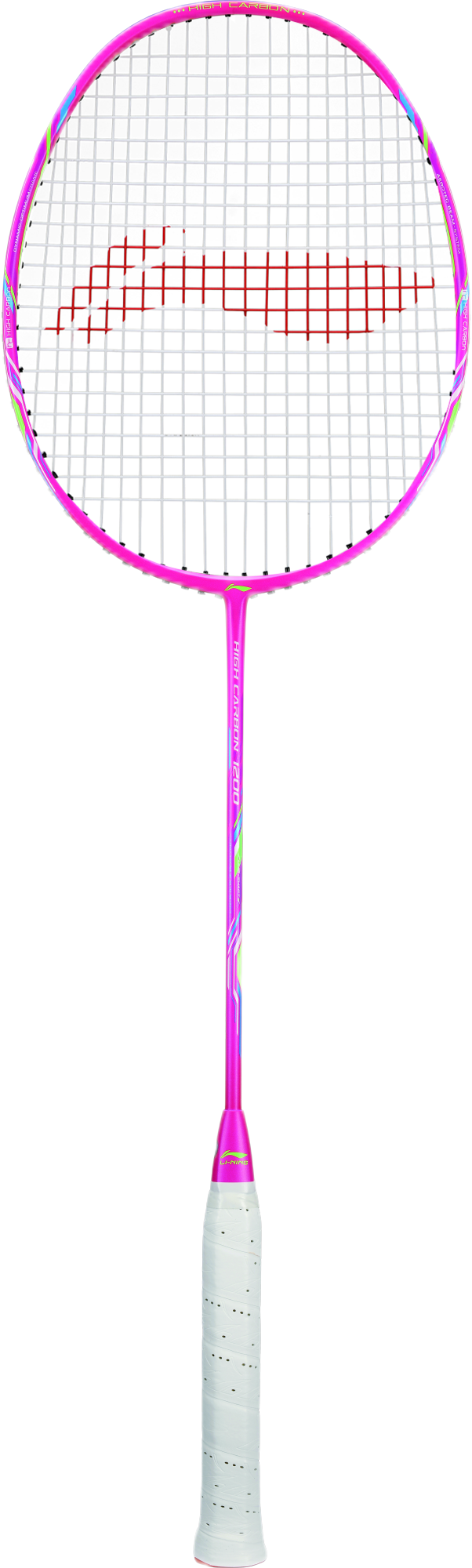 Badmintonschläger High Carbon HC1200 rosa bespannt - AYPT479-40