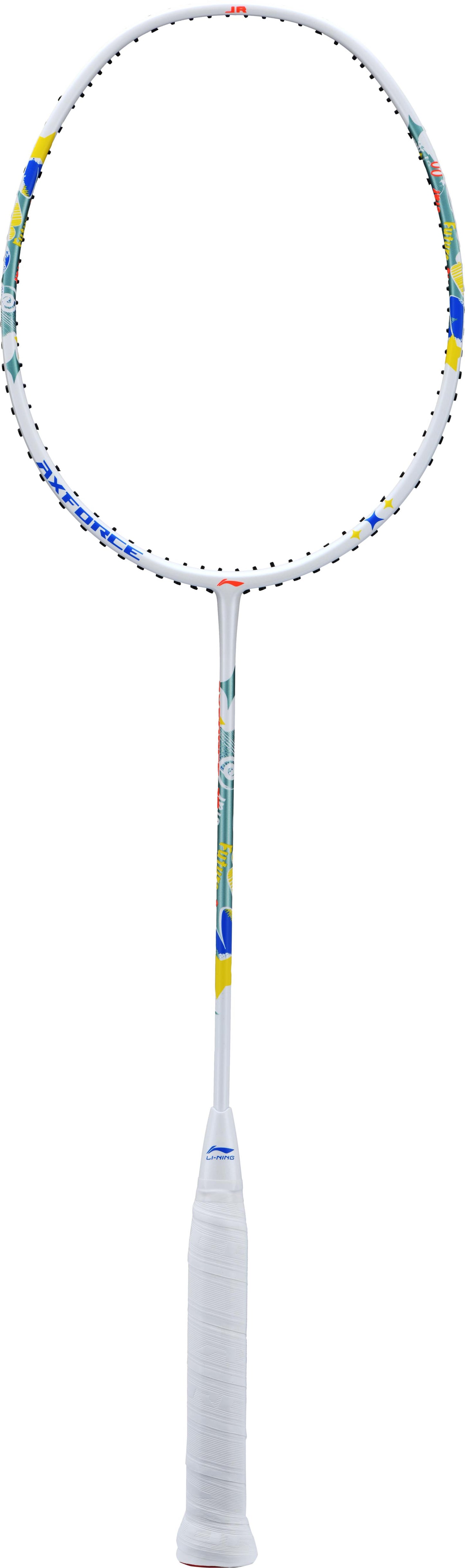 Badmintonschläger AXFORCE JR bespannt weiß - AYPS087-3/AYPT301-5