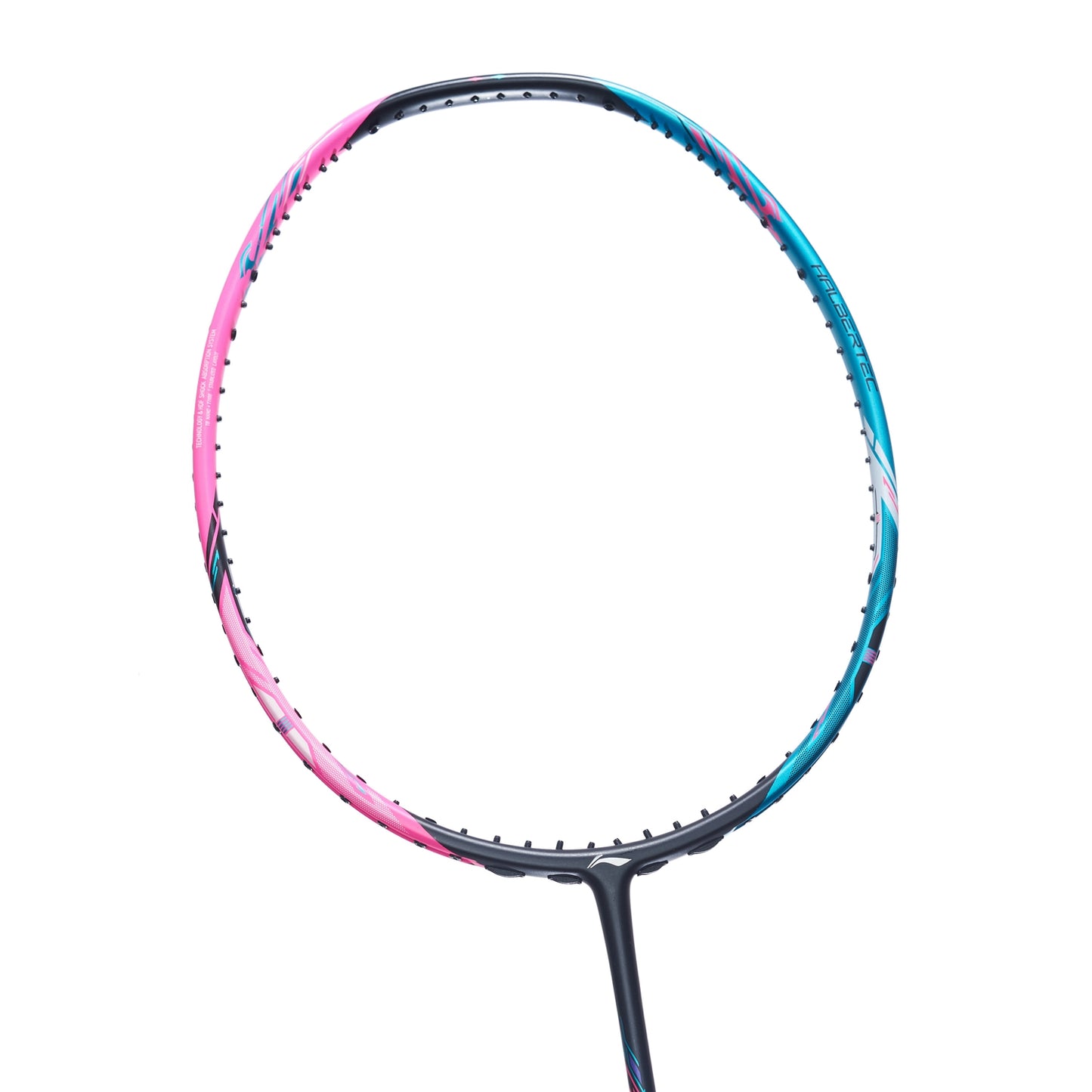 Badmintonschläger HalberTec 8000 (4U) G6 Green/Pink - unbespannt  - AYPT369-46