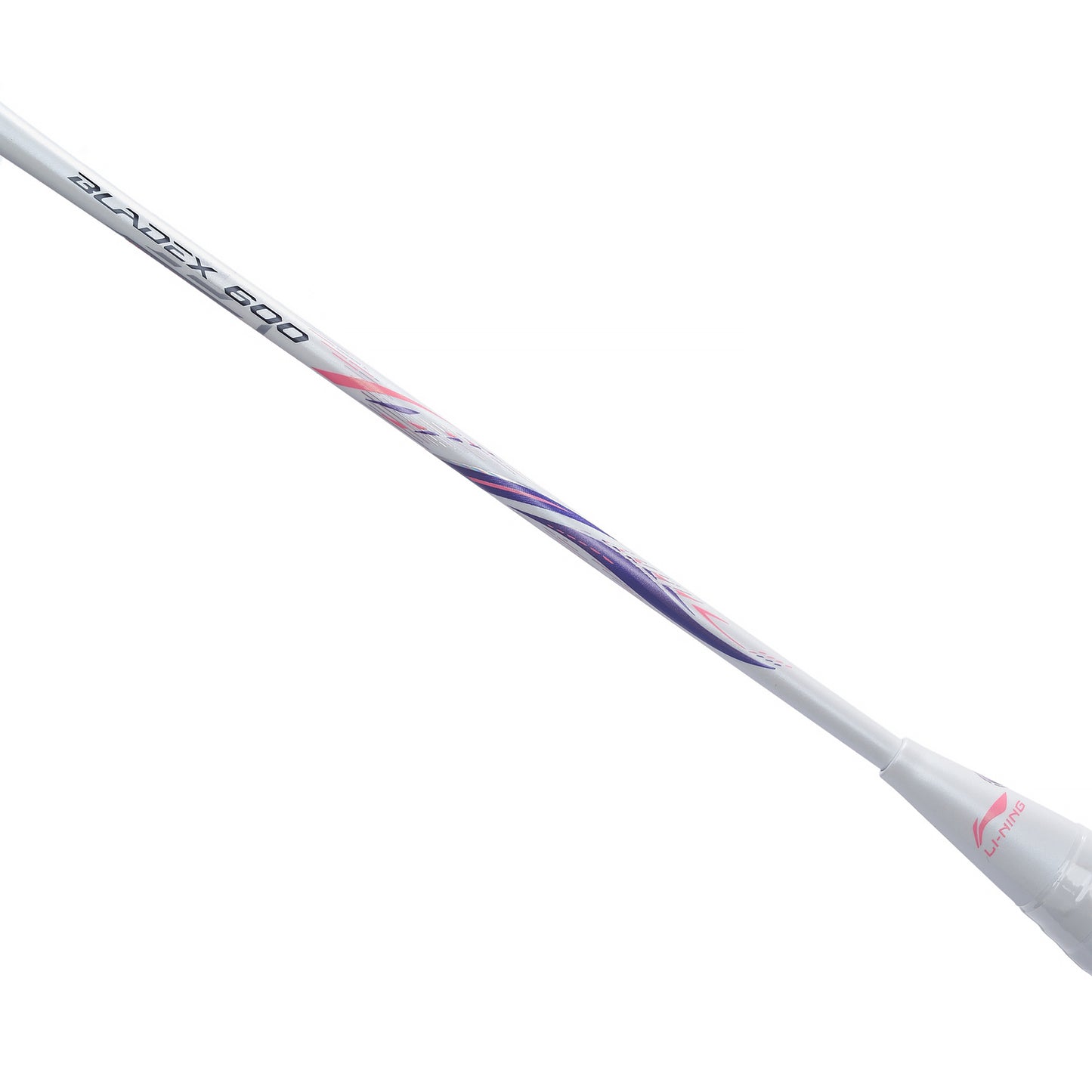 Badmintonschläger BladeX 600 (4U) White - Lilac - unbespannt  - AYPV015-4