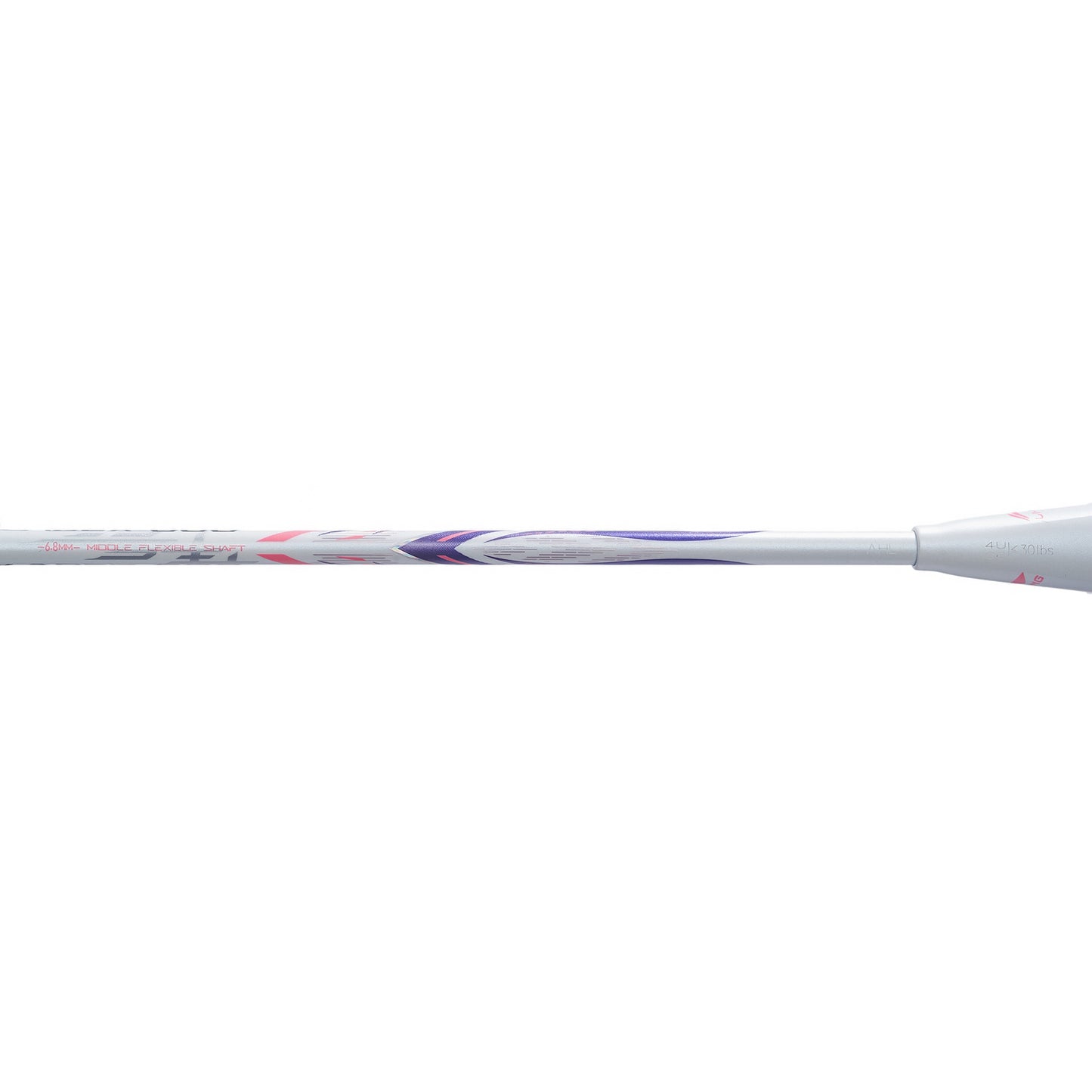 Badmintonschläger BladeX 600 (4U) White - Lilac - unbespannt  - AYPV015-4