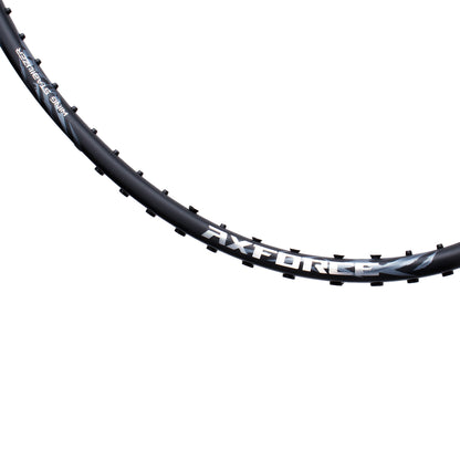 Badmintonschläger AXFORCE 70 (4U) Black/Silver - unbespannt - AYPT047-1/AYPT277-4