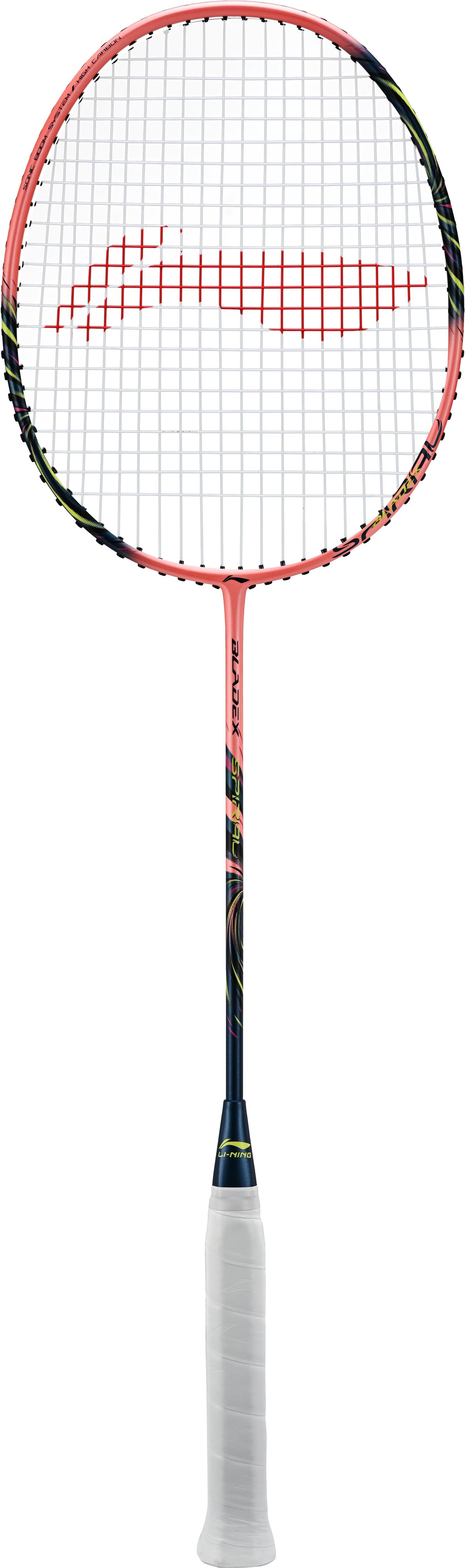 Badmintonschläger BLADEX Spiral pink (4U) bespannt - AYPT365-40