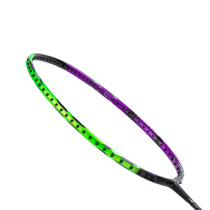 Badmintonschläger HalberTec 9000 (4U) G6 - Grün/Lila - unbespannt  - AYPU021-46