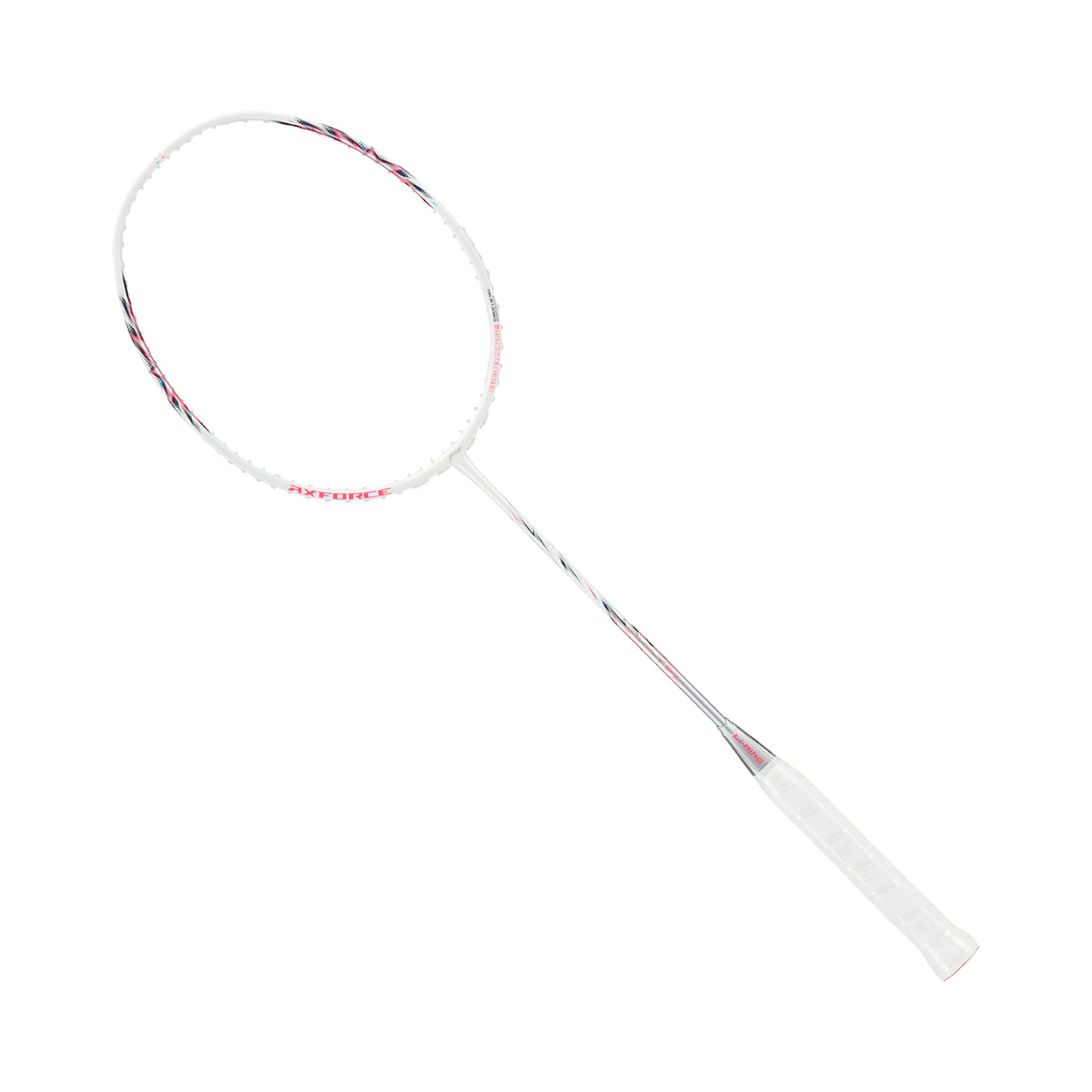 Badmintonschläger AXFORCE BIGBANG (5U) weiß/pink - unbespannt - AYPU051-5