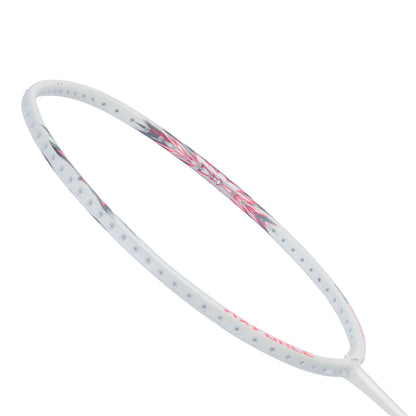 Badmintonschläger AXFORCE BIGBANG (5U) weiß/pink - unbespannt - AYPU051-5