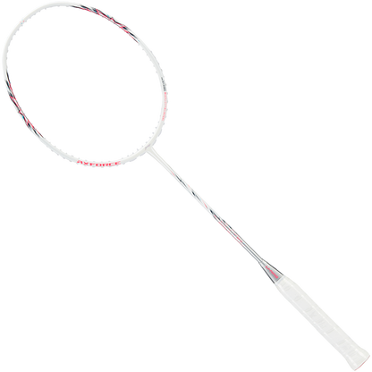 Badmintonschläger AXFORCE BIGBANG (5U) weiß/pink - unbespannt - AYPU051-5