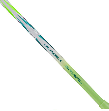 Badmintonschläger BladeX Spiral (4U) - grün - unbespannt - AYPV013-4