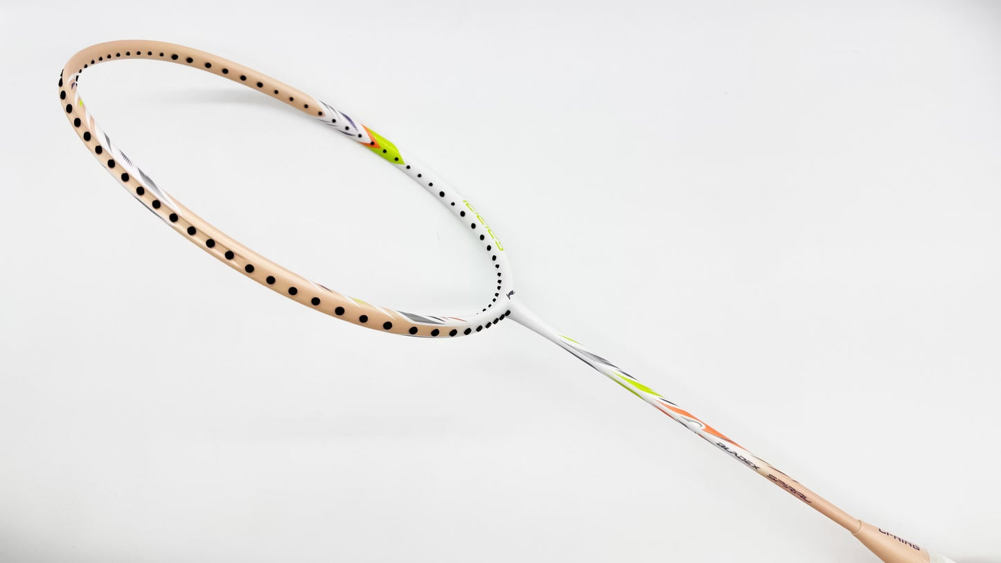 Badmintonschläger BladeX Spiral (4U) - beige - unbespannt - AYPV017-4