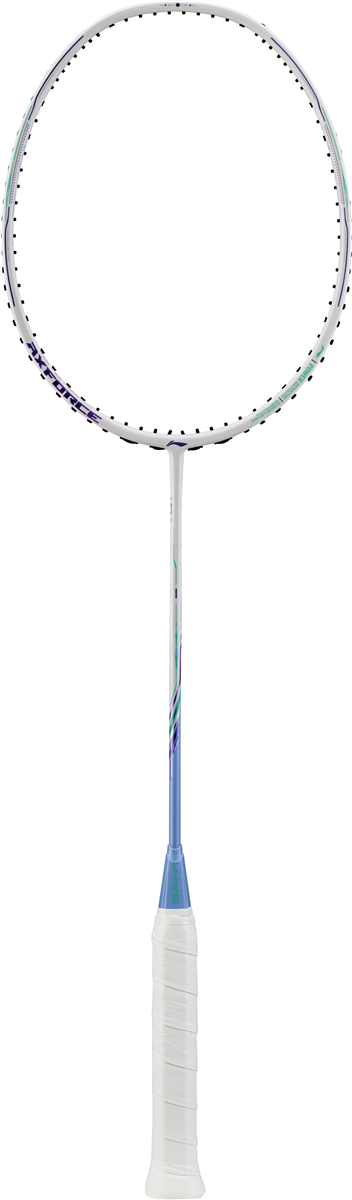 Badmintonschläger AXFORCE 80 (5U) weiß unbespannt - AYPV035-5