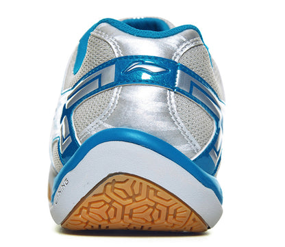 Herren Badmintonschuh "Saga" light silber - AYTS071-2