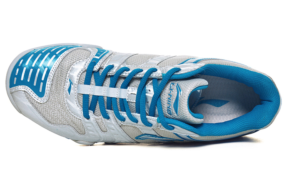 Herren Badmintonschuh "Saga" light silber - AYTS071-2