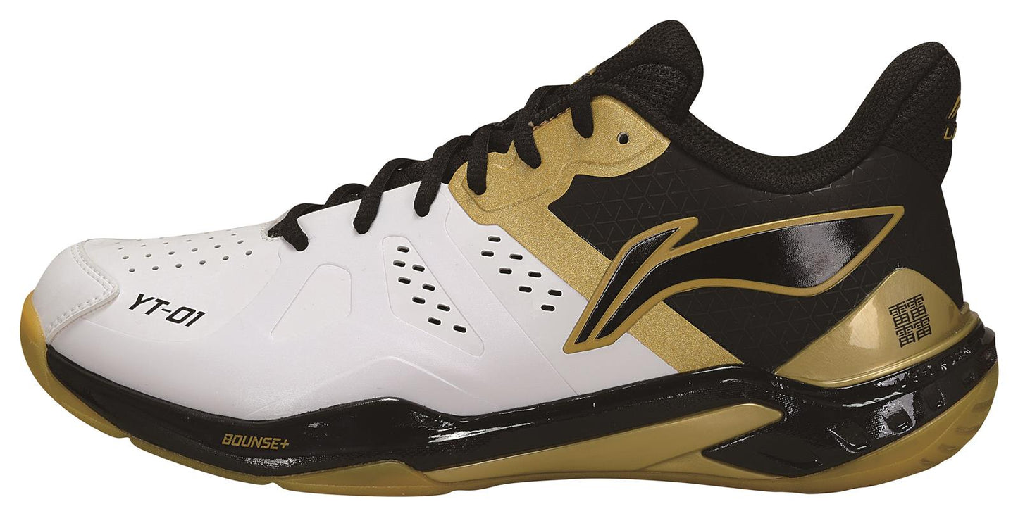 Unisex Badmintonschuh Wolke 2 - schwarz/weiß - AYZU017-4