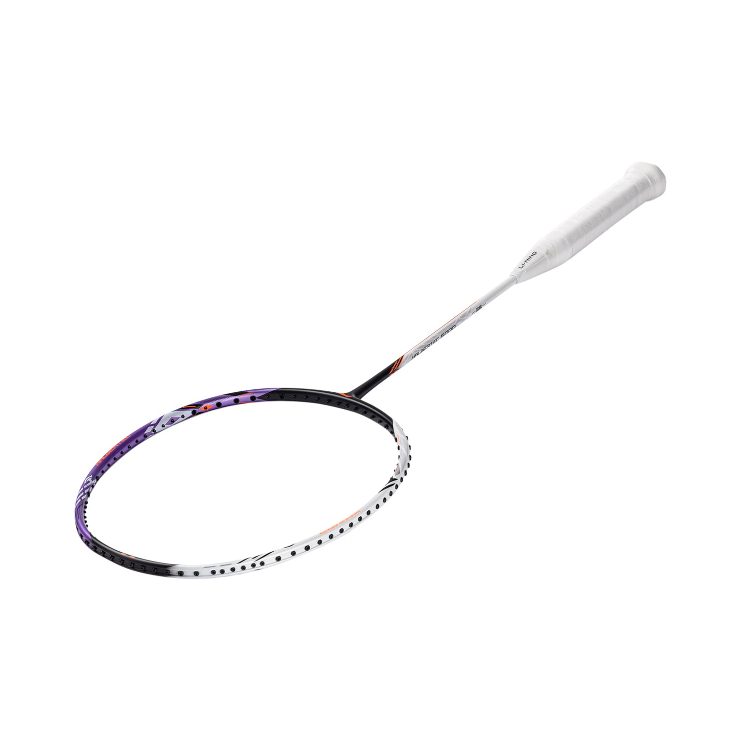 Badmintonschläger HalberTec 1000 (5U) schwarz/lila - bespannt  - AYPV021-50