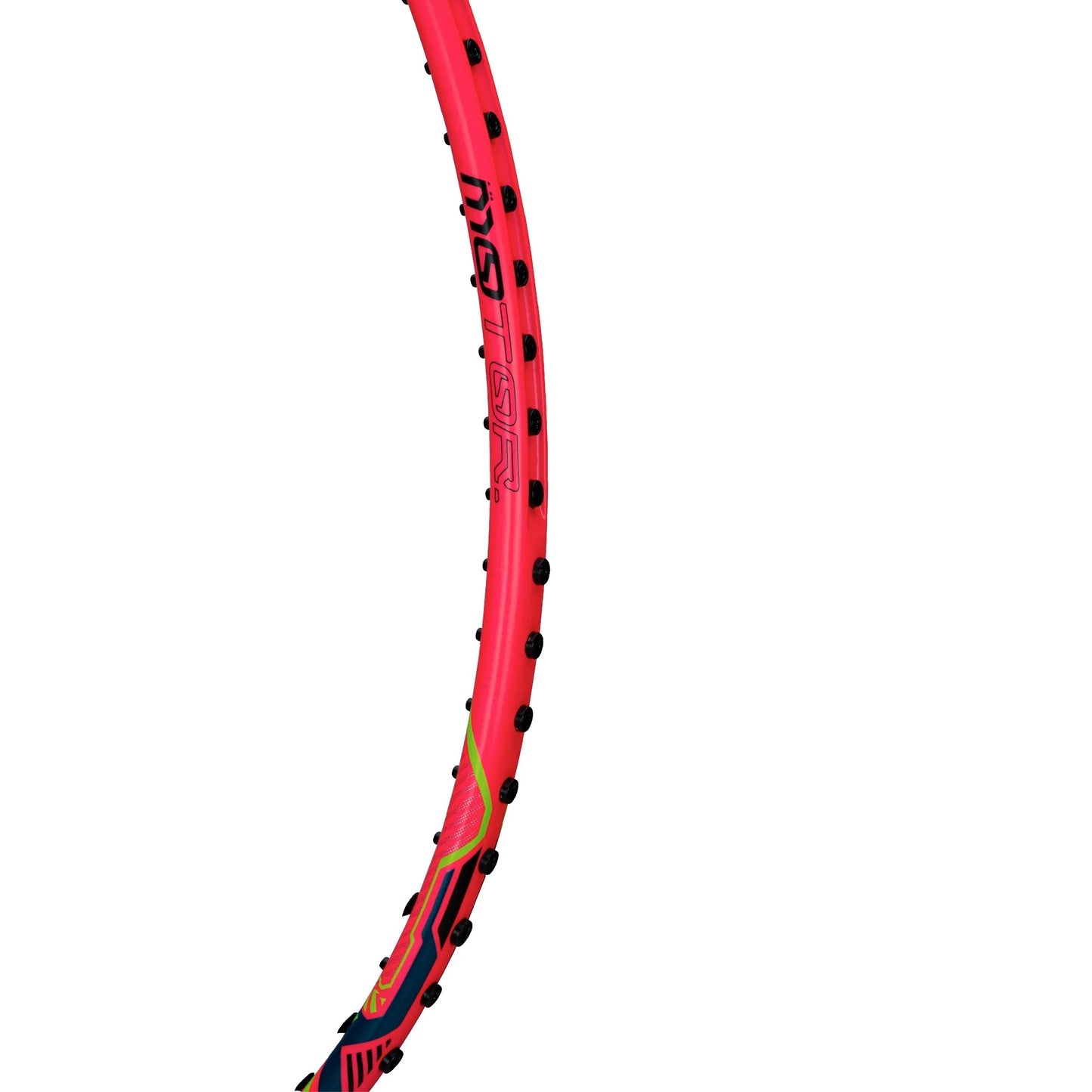 Badmintonschläger HalberTec Motor (4U) schwarz/neon-pink - unbespannt  - AYPU075-4