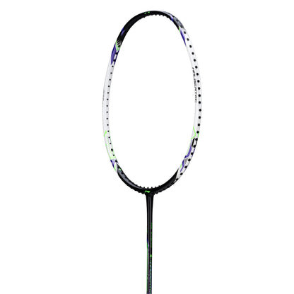 Badmintonschläger HalberTec Motor (3U) schwarz/weiß - unbespannt  - AYPU073-3