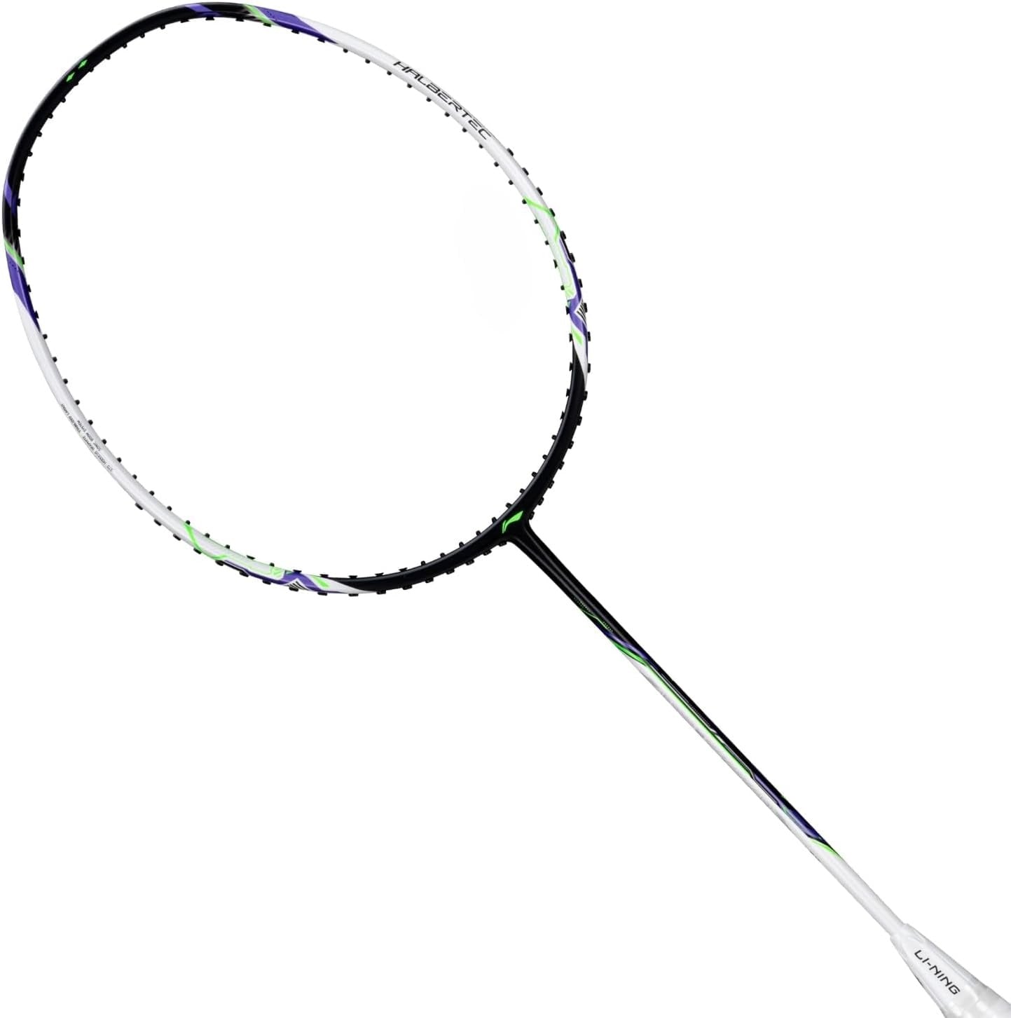 Badmintonschläger HalberTec Motor (3U) schwarz/weiß - unbespannt  - AYPU073-3