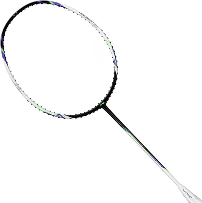 Badmintonschläger HalberTec Motor (3U) schwarz/weiß - unbespannt  - AYPU073-3
