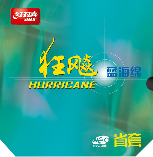 DHS NEO Hurricane 3 Provincial edition 2,15mm 40 Schwarz (Blau Schwamm) DXDJ004-1