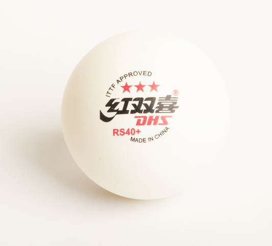 DHS Tischtennisball RS40+ 3-Sterne Weiß (10 Pack) - DXAV003-2