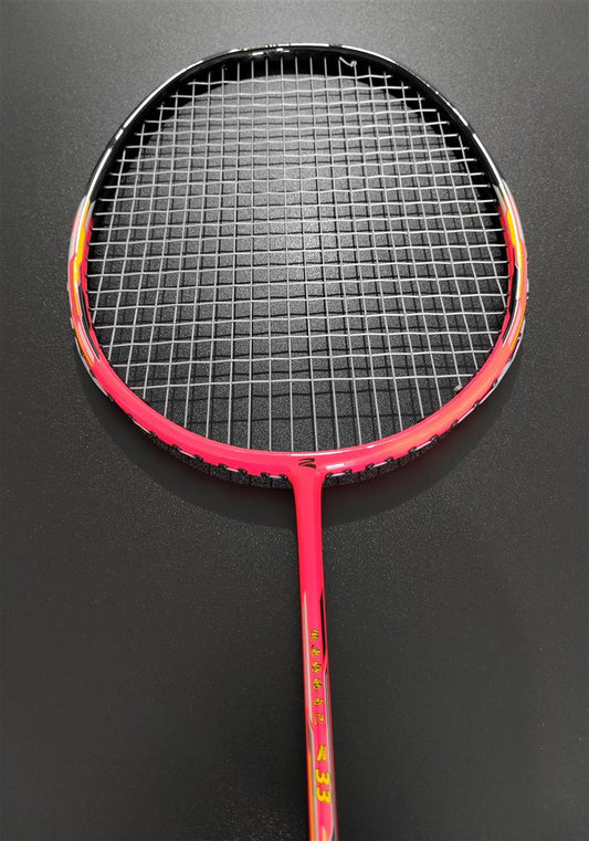 Badmintonschläger Zhang Ning Z33 bespannt